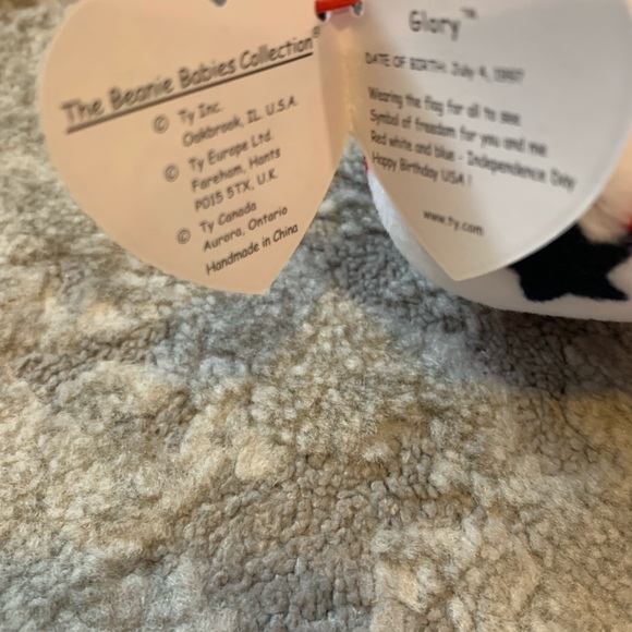 TY Beanie Babies! Adorable 4th of July pair! Their names: Glory and Spangle ☺️ - Picture 5 of 7